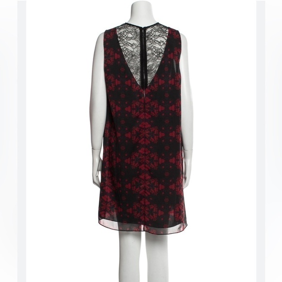 Alice + Olivia Lotus Flower Printed Sleeveless Dress- Size 0; Like New - Picture 6 of 12